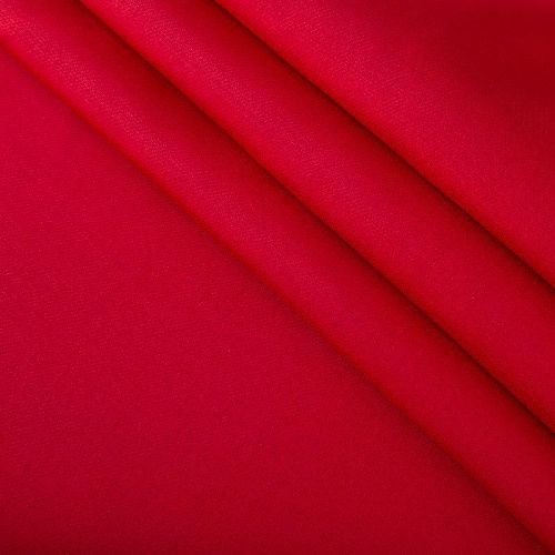 Ткань костюмная дублированная Valentino 025-19797 красный однотонный