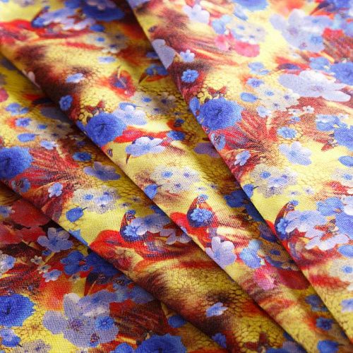 Джерси 014-12630 желтый принтованный