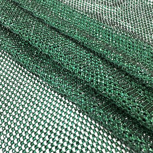 Сетка со стразами Swarovski 050-20874 изумрудный