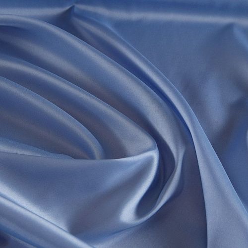 Ткань подкладочная 045-16910 холодный голубой однотонный