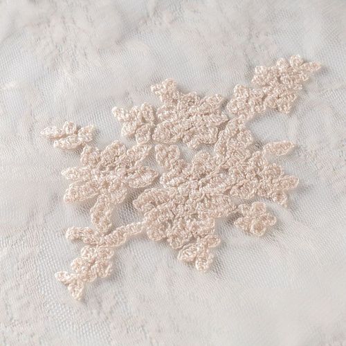 Гипюр К03-829 пудровый