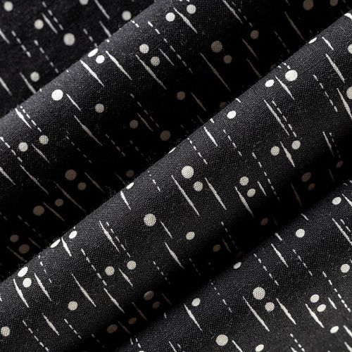 Шерсть плательная К36-163 черный принтованный