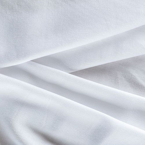 Шелк-штапель 069-01685 col.6 белый однотонный