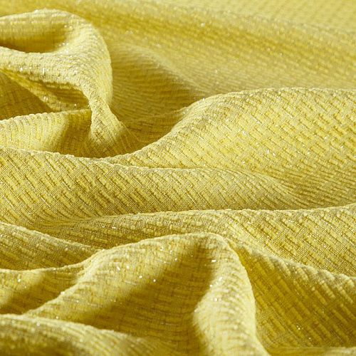 Твид шанель 052-15612 желтый однотонный