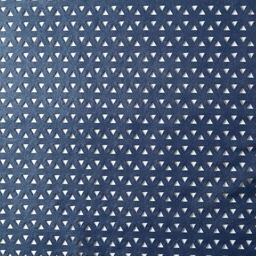 Экокожа перфорированная 070-05782 темно-синий однотонный