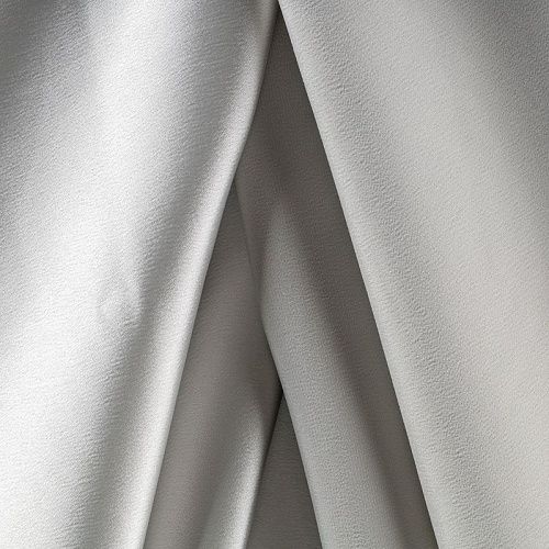 Атлас ватуссо К2-0083 жемчужно-серый однотонный