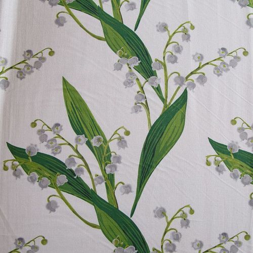 Батист 003-16552 белый принтованный