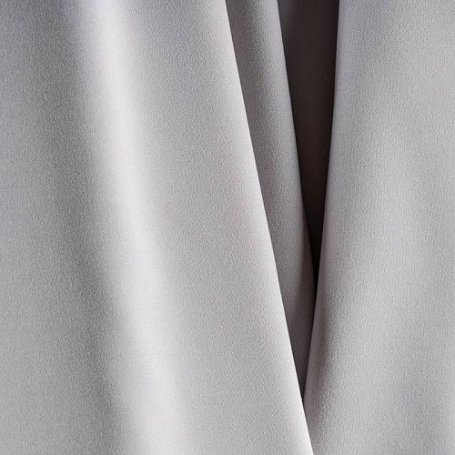 Ткань костюмно-плательная К33-371 светло-серый однотонный