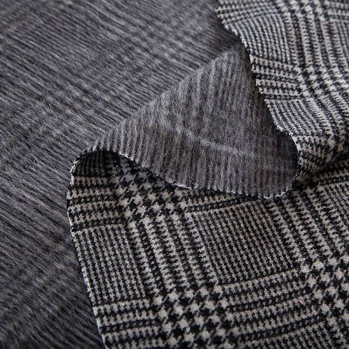 Ткань пальтовая альпака 040-17276 серый принтованный