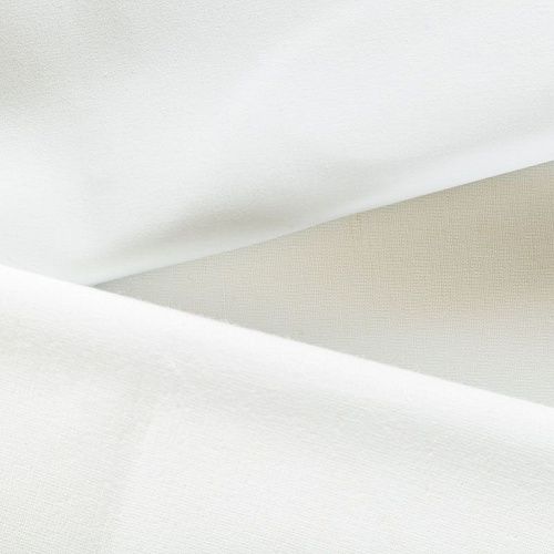 Ткань портьерная 19-02-03978 белый однотонный