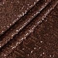 Пайетки на сетке 055-16842 шоколадный