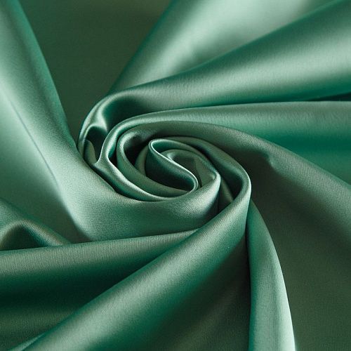 Сатин стрейч Versace 001-16343 хвойный зеленый
