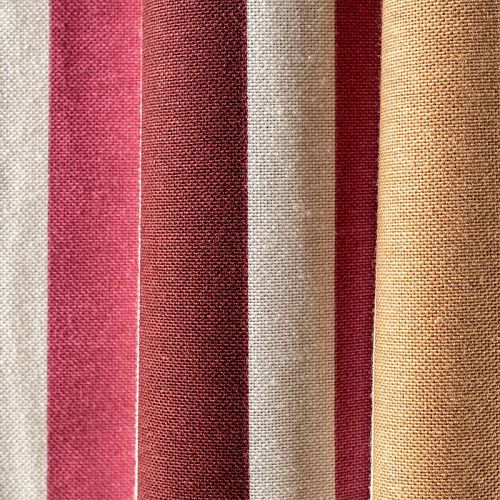 Ткань портьерная L-280 см Т442-02-10 молочный принтованный