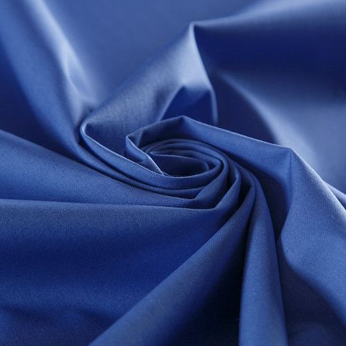 Поплин 063-16404 сине-голубой однотонный