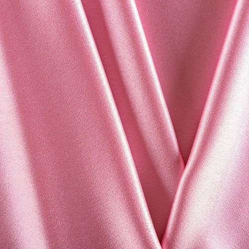 Кади креп-атлас 001-06640 розовый однотонный