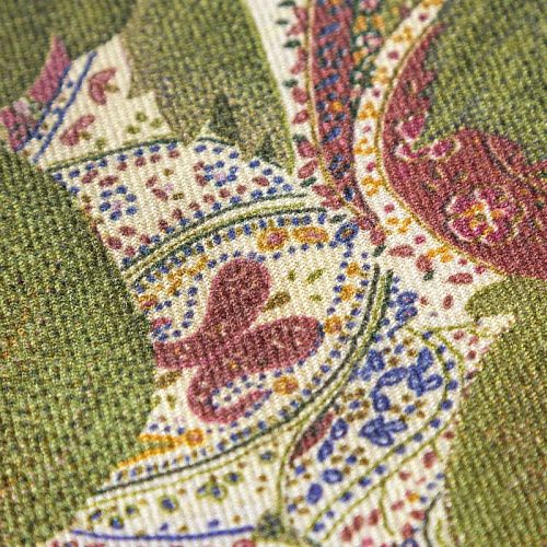 Шерсть плательная 066-02258 молочный принтованный