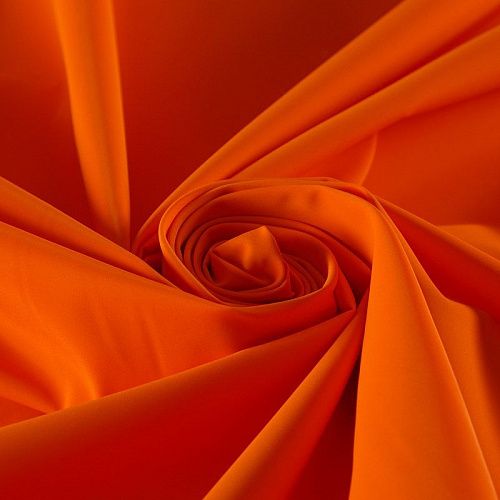 Ткань плащевая 042-15545 оранжевый однотонный