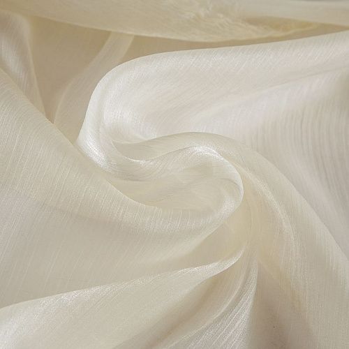 Органза 039-18810 сливочный однотонный