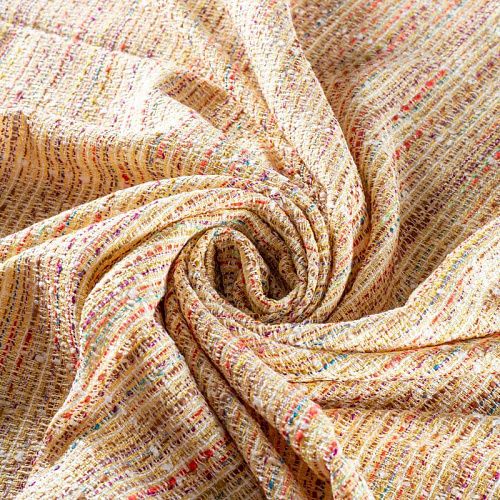 Твид шанель 052-01041 светло-желтый мультиколор