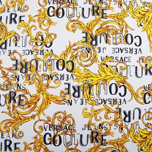 Джинс 015-12546 белый принтованный