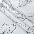 Шифон шелковый 068-20074 белый принтованный