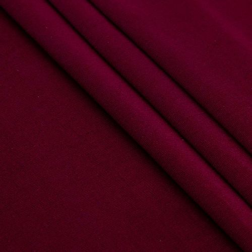 Микровельвет стрейч Lacoste 008-20024 вишневый однотонный