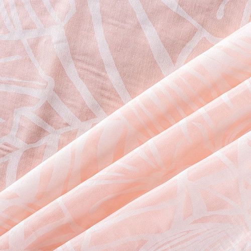 Шелк-батист 003-1027 пудровый принтованный