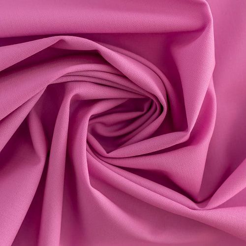 Ткань костюмная К36-237 розовая малина однотонный