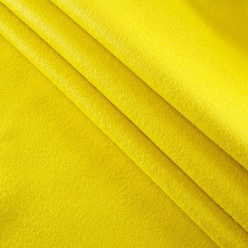 Ткань пальтовая 040-12713 лимонно-желтый однотонный
