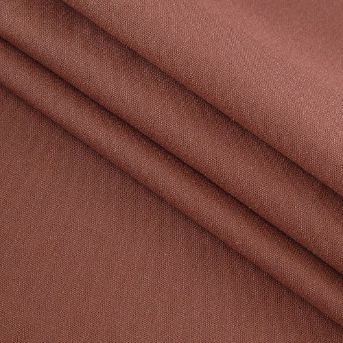 Лен-вискоза 035-13101 медно-терракотовый однотонный