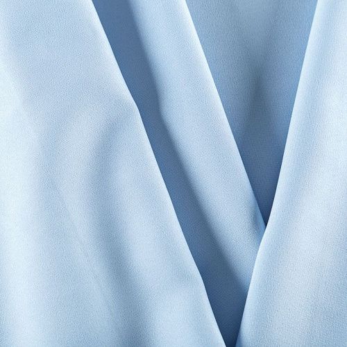 Габардин 011-07924 светло-голубой однотонный